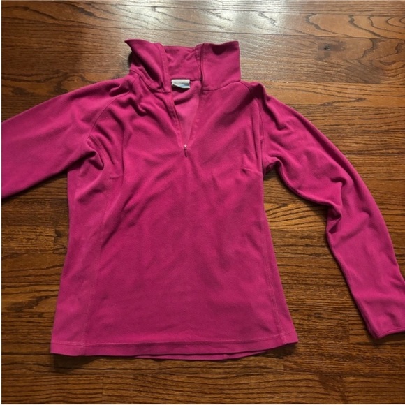 Columbia Tops - Columbia Fuchsia Quarter-Zip Pullover